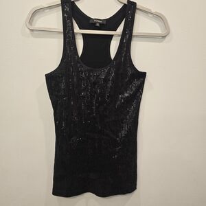 Express Black Shiny Women's Tank Top